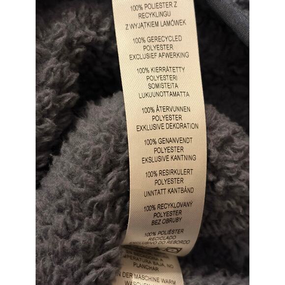 Patagonia Women’s Sherpa Fleece 1/4 Zip Pullover Gray Small - Picture 7 of 10